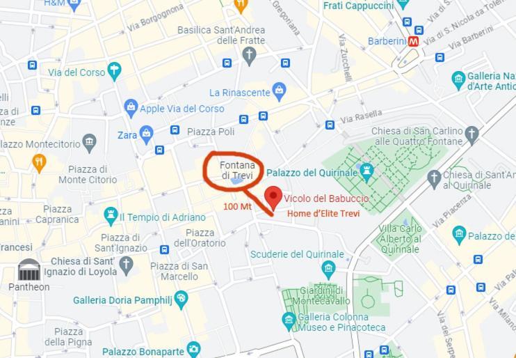 Home D'Elite Trevi Fountain Rome Exterior photo